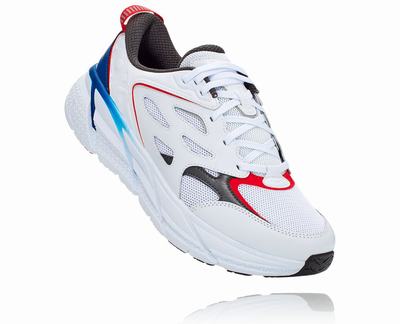 Hoka All Gender X Opening Ceremony Clifton Road Running Shoes White/Blue (HO2175) Australia